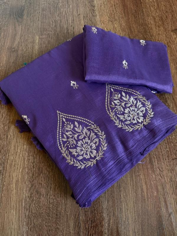 Vastrangan multi emrodairy surat bombay market saree
